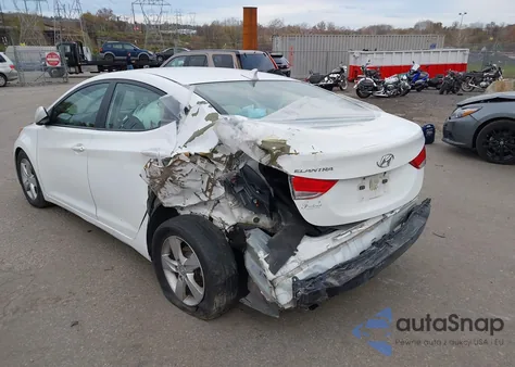 2013 Hyundai Elantra Gls from USA, damaged, VIN 5NPDH4AE1DH254255